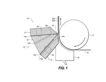 Method of discontinuous stripe coating